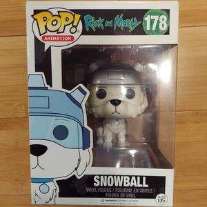 Funko Pop! Snowball From Rick And Morty Vinyl Figure Adult Swim #178